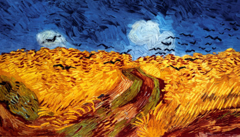Wheatfield with Crows - Vincent Van Gogh Paintings